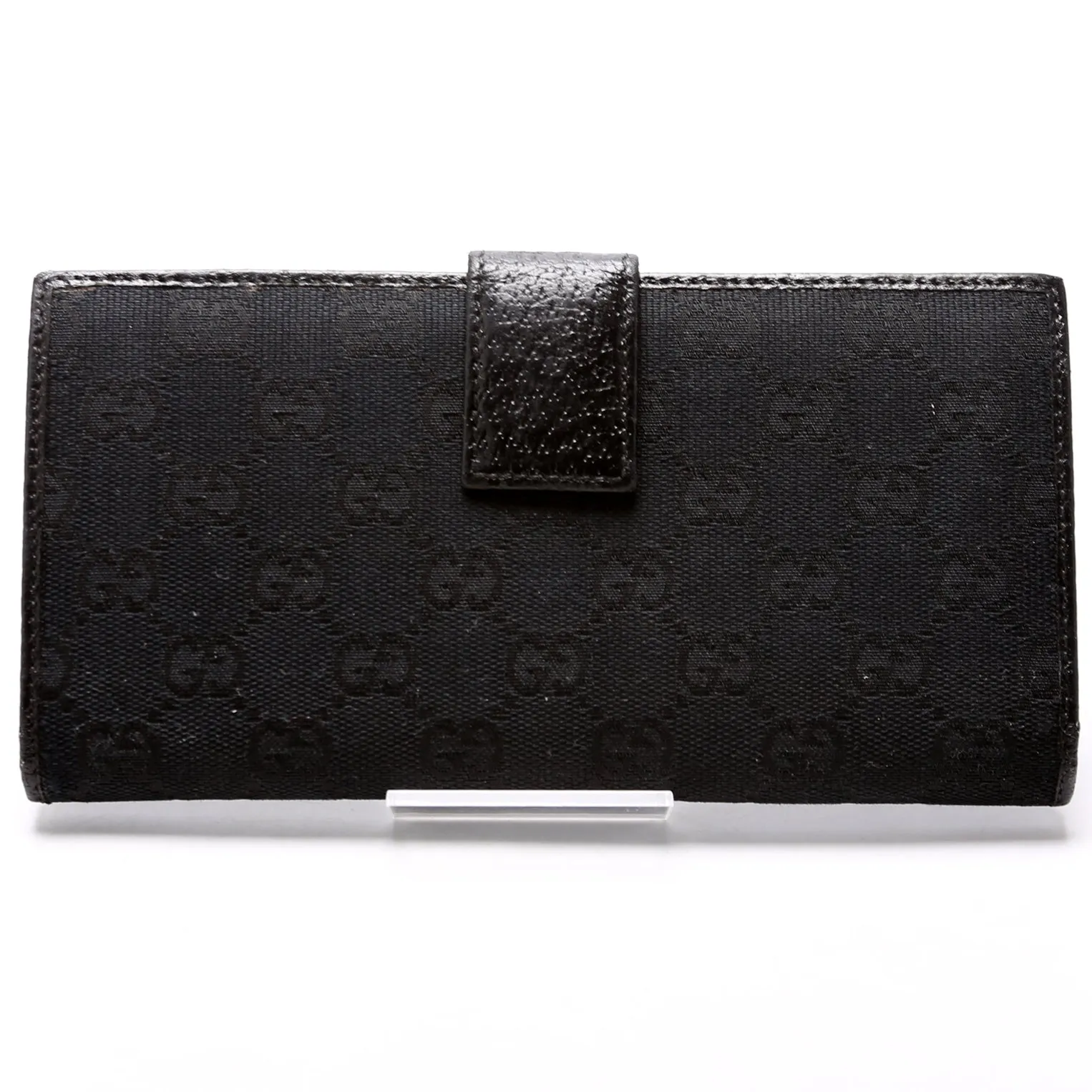 146206 GG Canvas Horsebit Continental Wallet