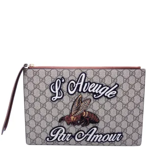 431416 GG Canvas Zip Pouch