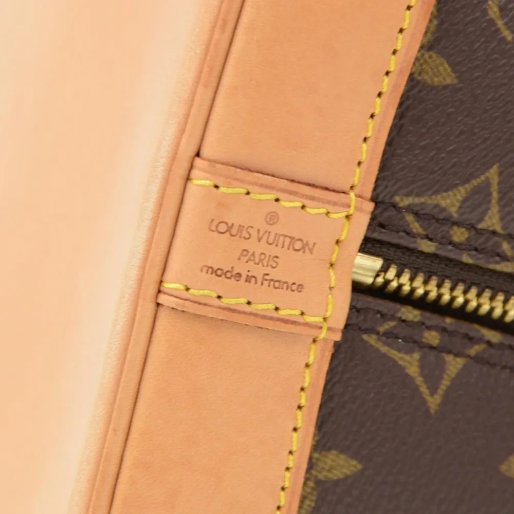 Alma Monogram Canvas Handbag