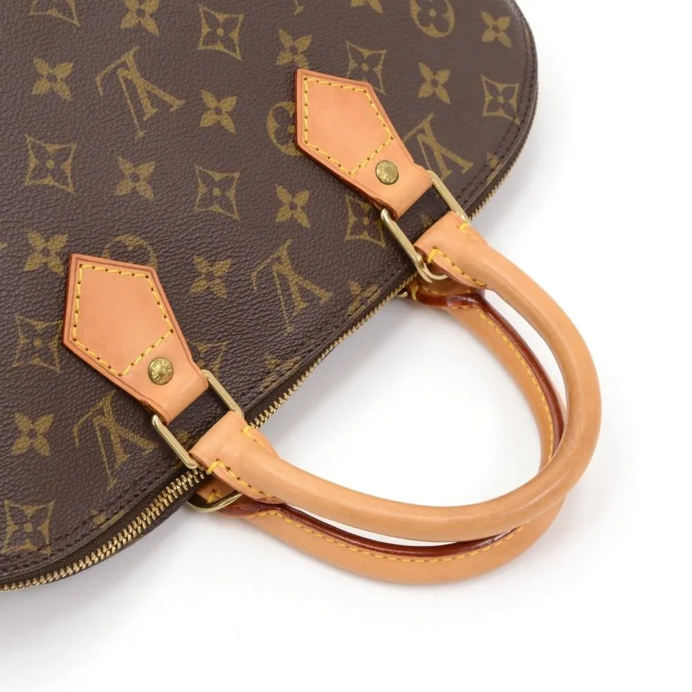 Alma Monogram Canvas Handbag