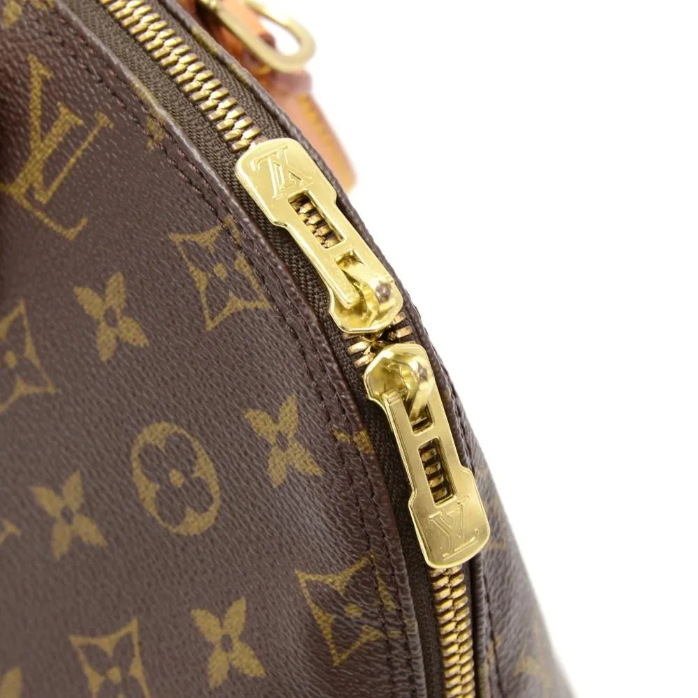 Alma Monogram Canvas Handbag