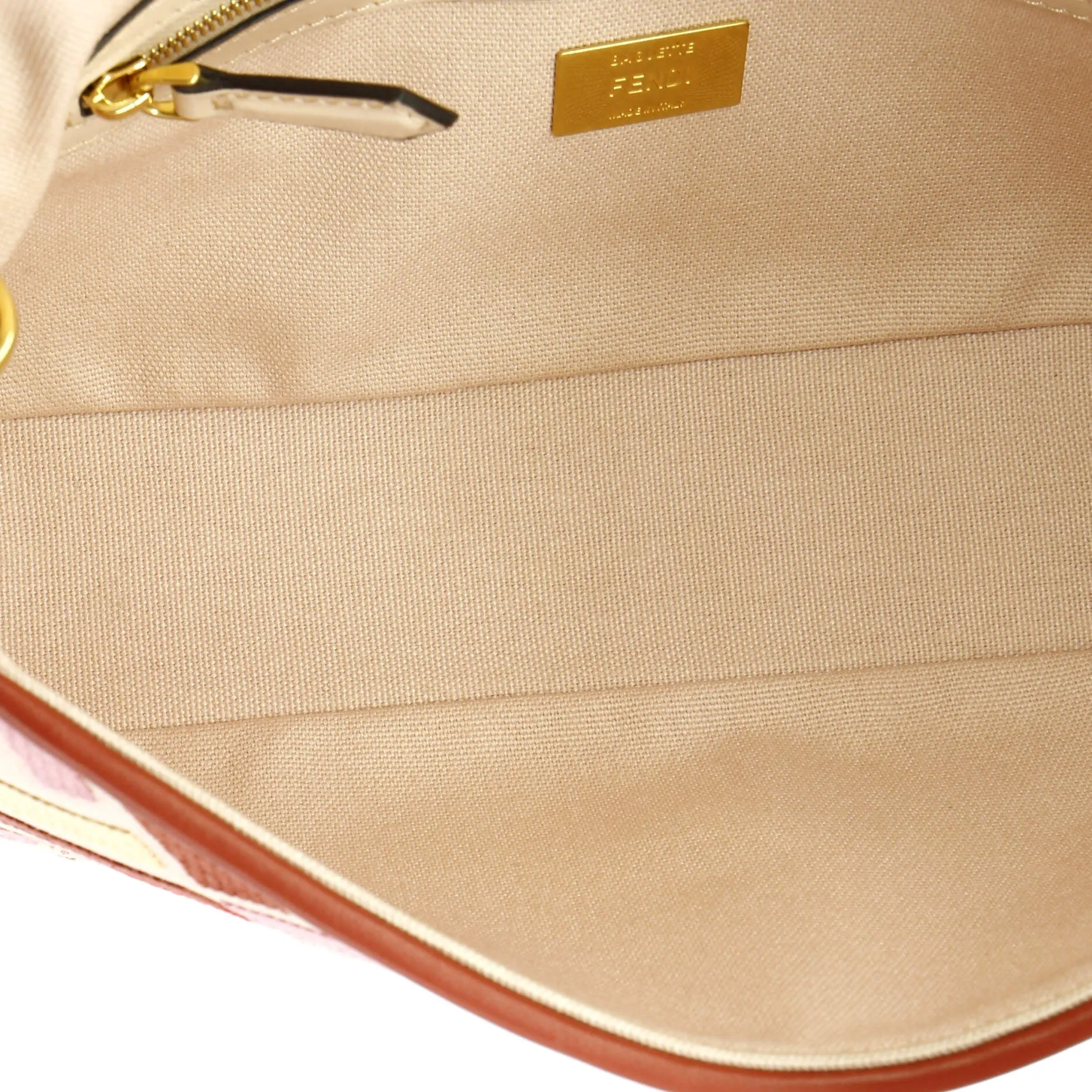 Baguette NM Bag Zucca Embroidered Canvas Medium