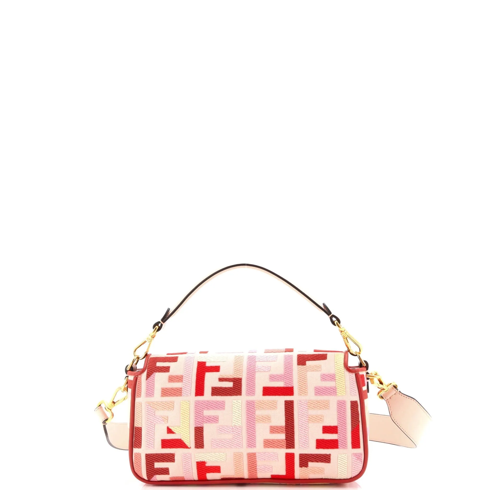 Baguette NM Bag Zucca Embroidered Canvas Medium