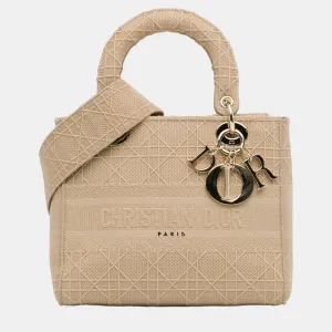 Beige Medium Cannage Lady D-Lite