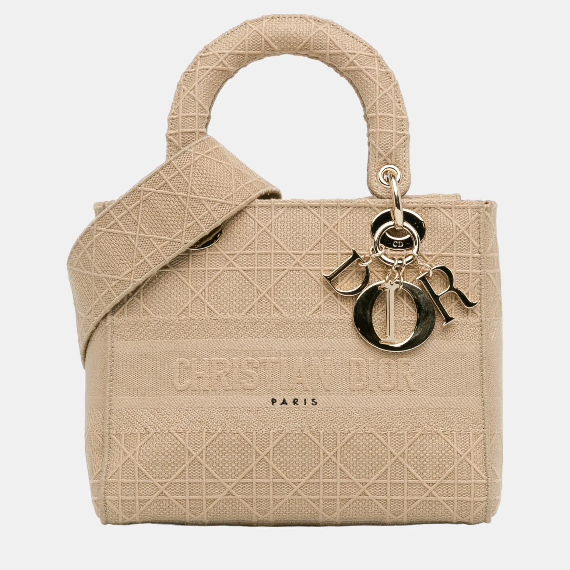 Beige Medium Cannage Lady D-Lite