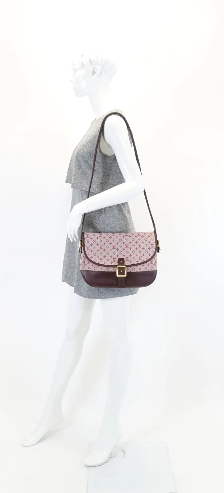 Berangere Mini Lin Canvas Messenger Bag