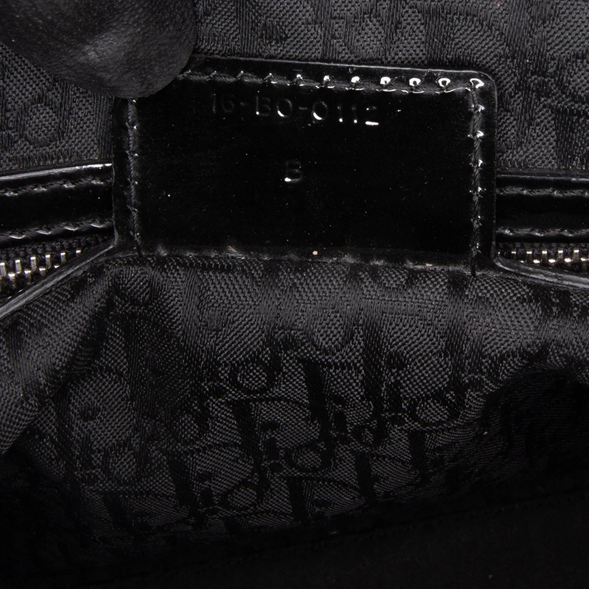 Black Dior Large Patent Cannage Lady Dior Satchel