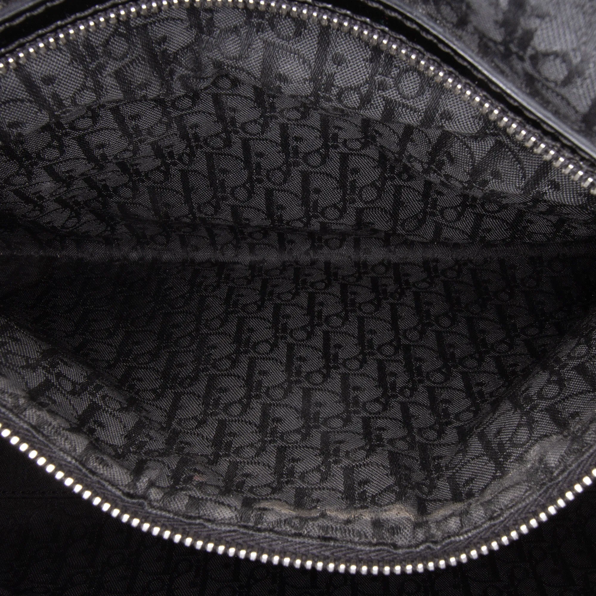 Black Dior Large Patent Cannage Lady Dior Satchel