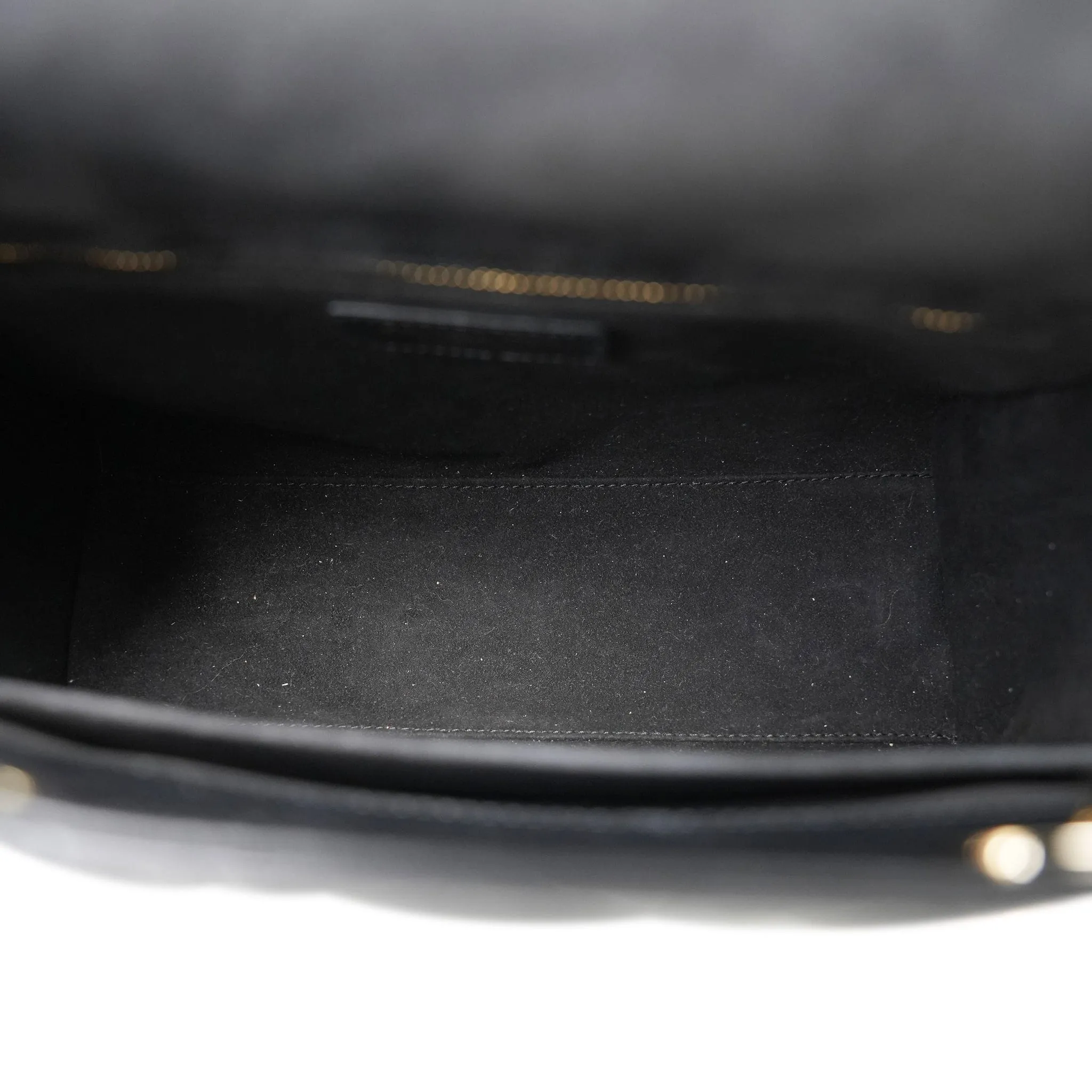 Black Lambskin Cannage Lady Dior Medium