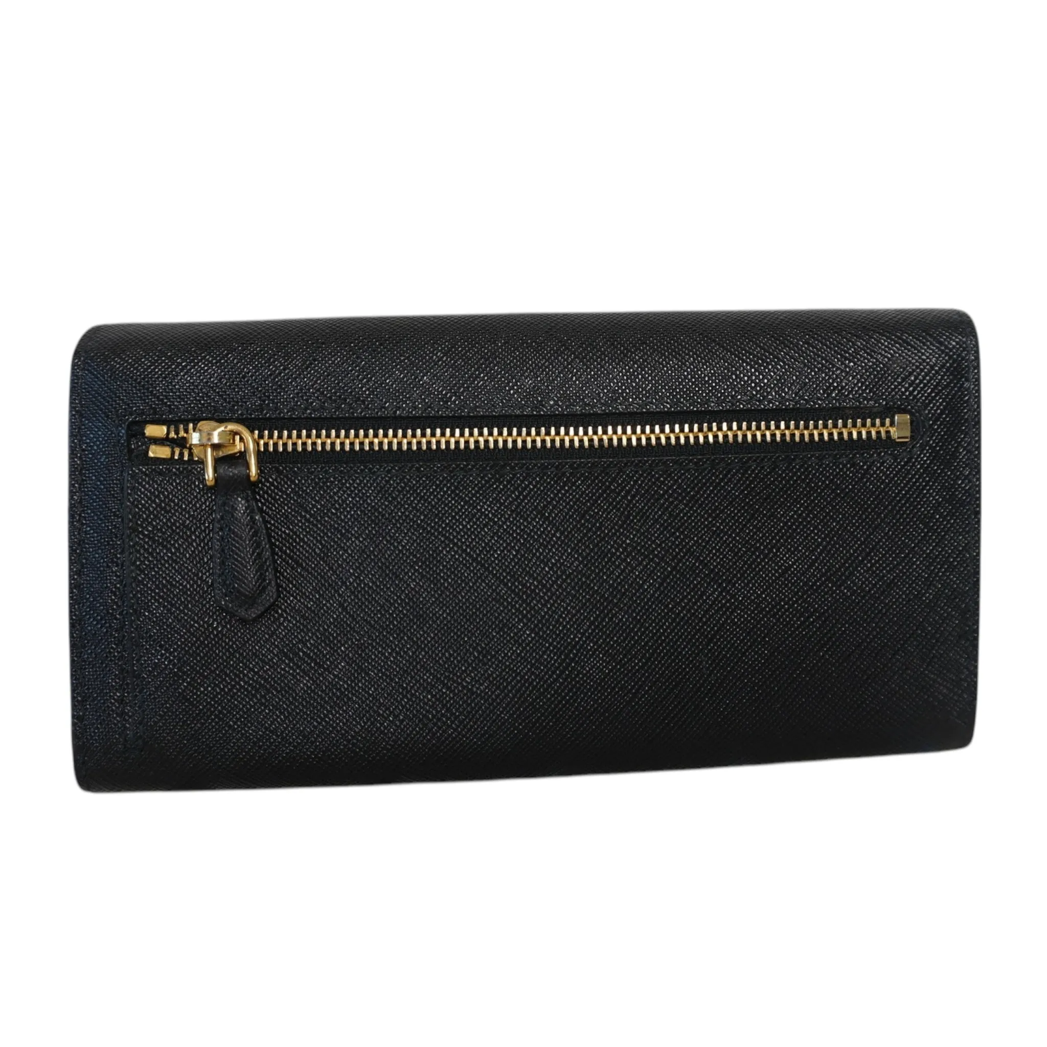 Black Vitello Envelope Move Wallet