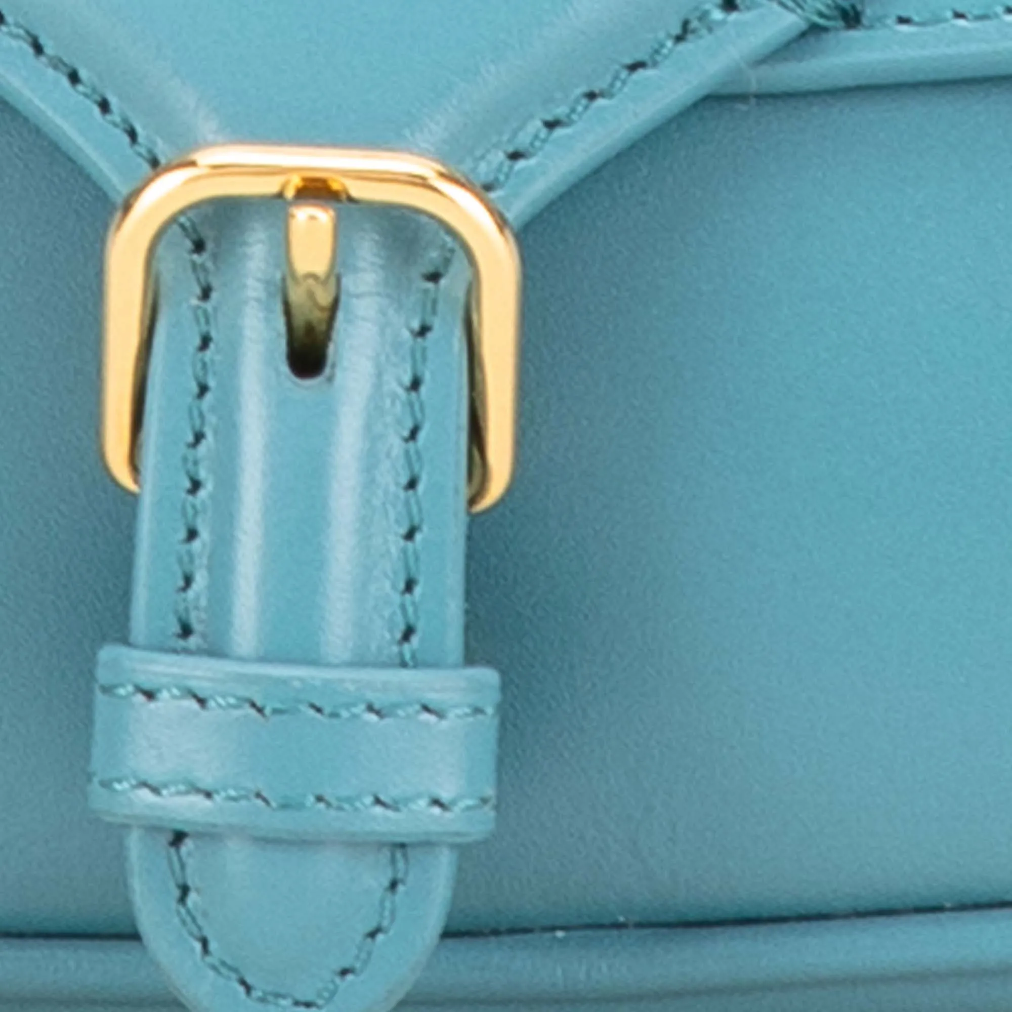 Blue Dior Calfskin Bobby East West Crossbody