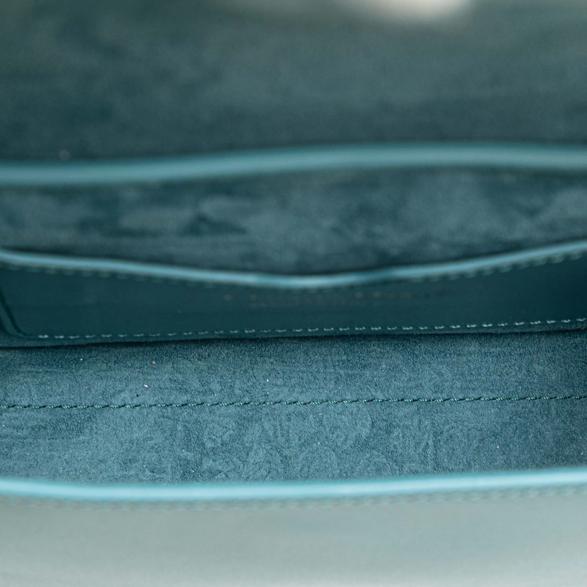 Blue Dior Calfskin Bobby East West Crossbody