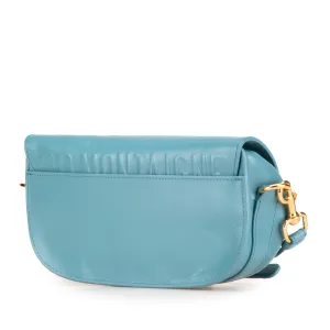 Blue Dior Calfskin Bobby East West Crossbody