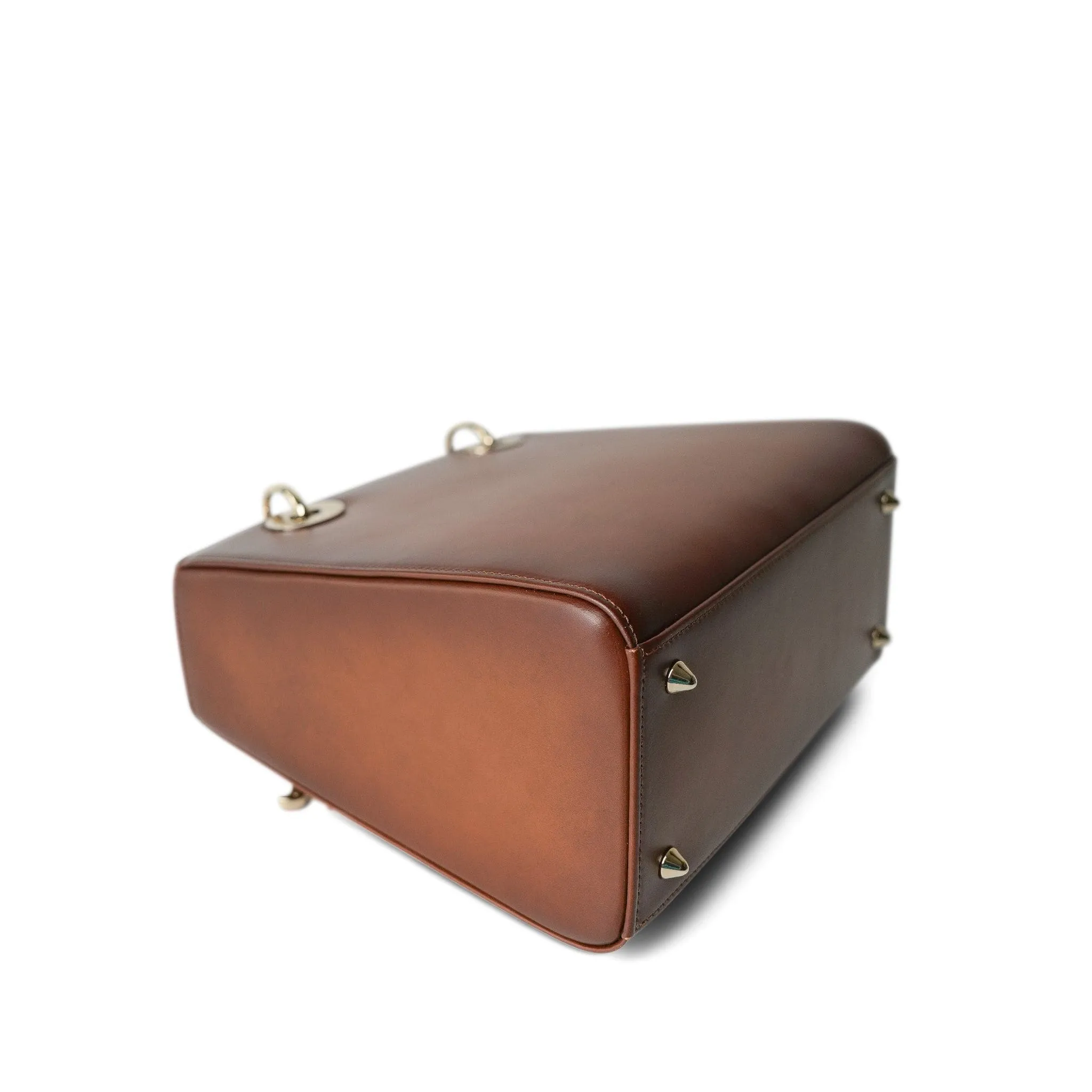 Brown Butterfly Flower Lady Dior Medium