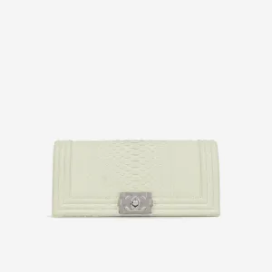 Chanel Boy Clutch - Ice Green