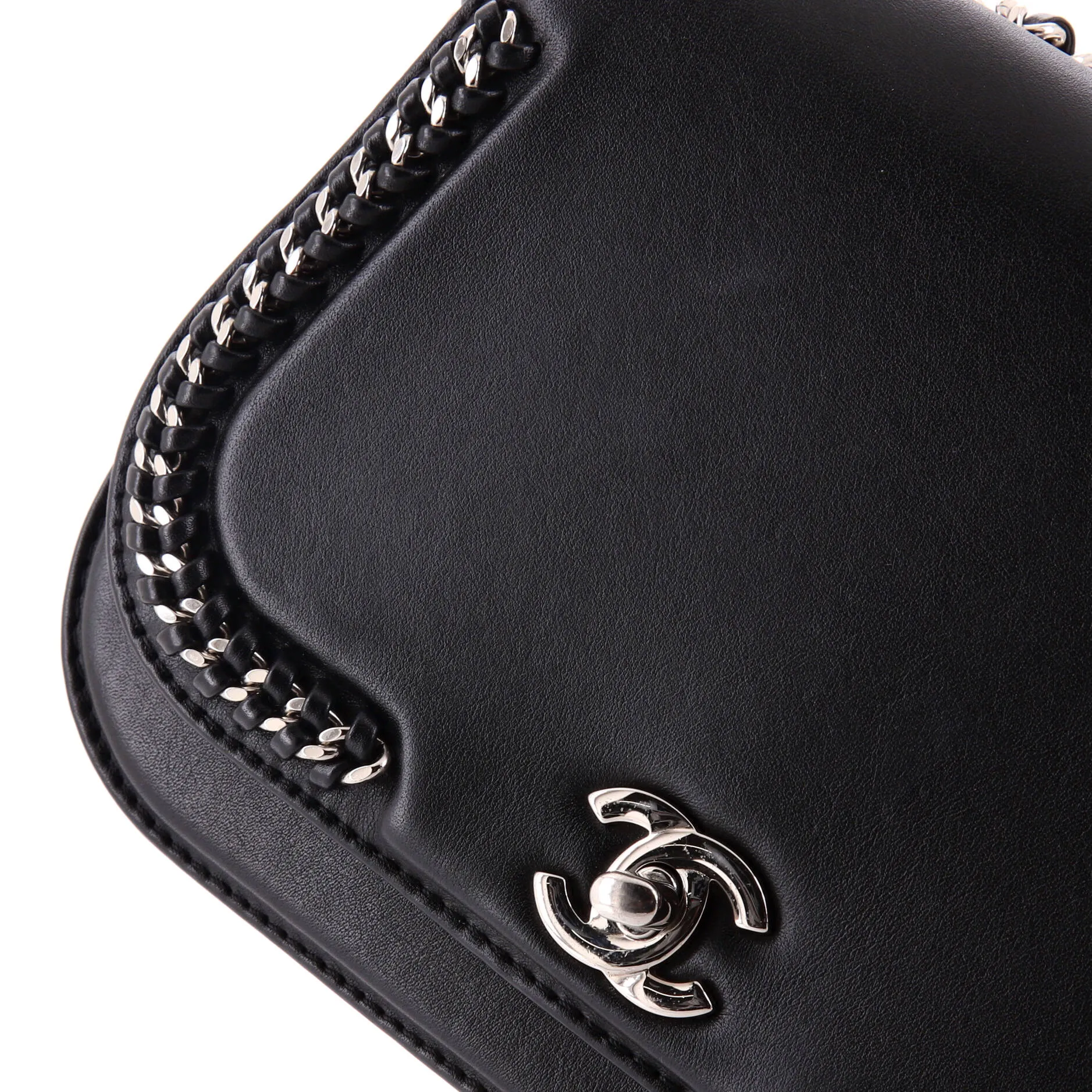 Chanel Braided Chic Flap Bag Calfskin