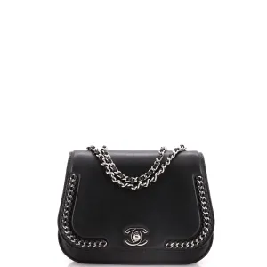 Chanel Braided Chic Flap Bag Calfskin