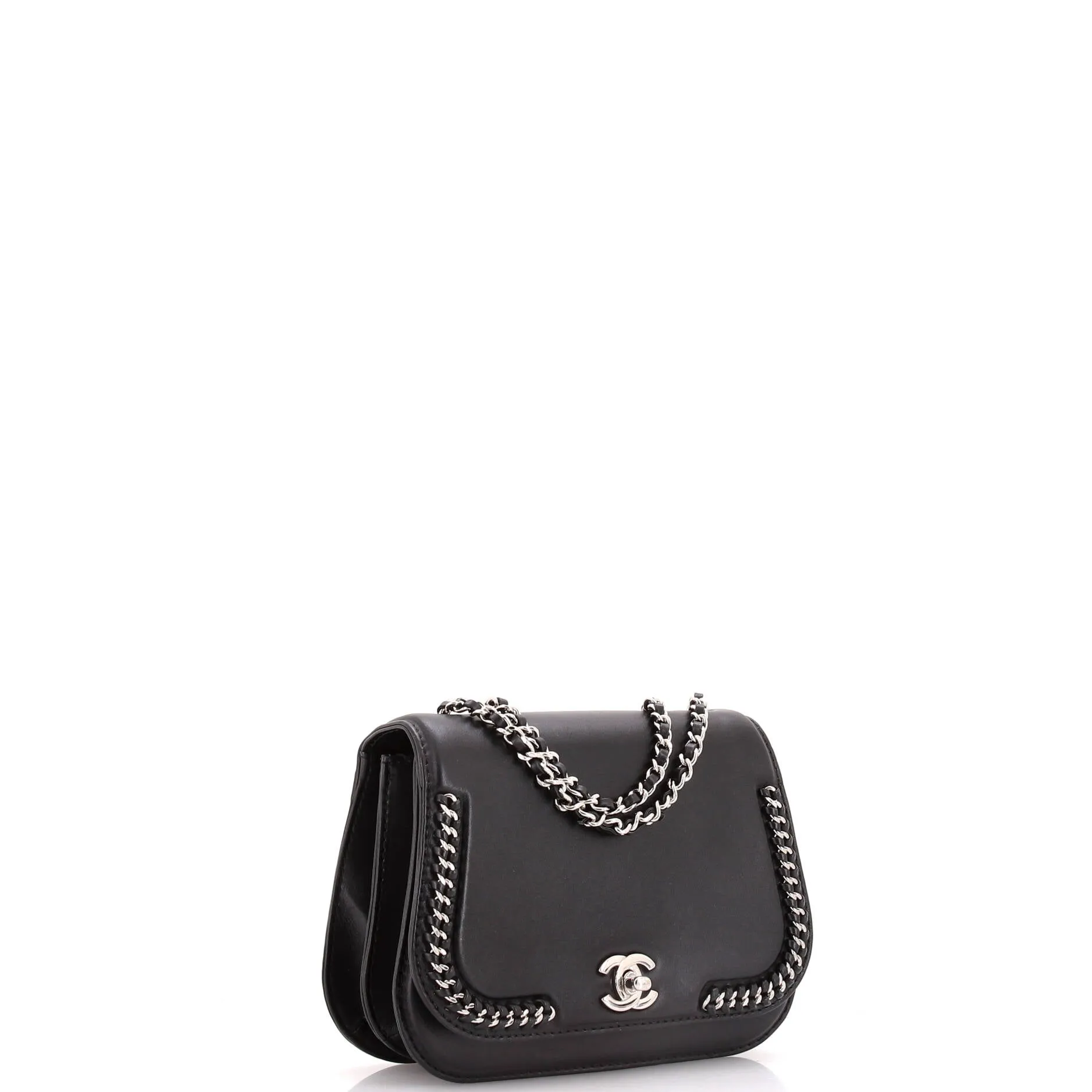 Chanel Braided Chic Flap Bag Calfskin