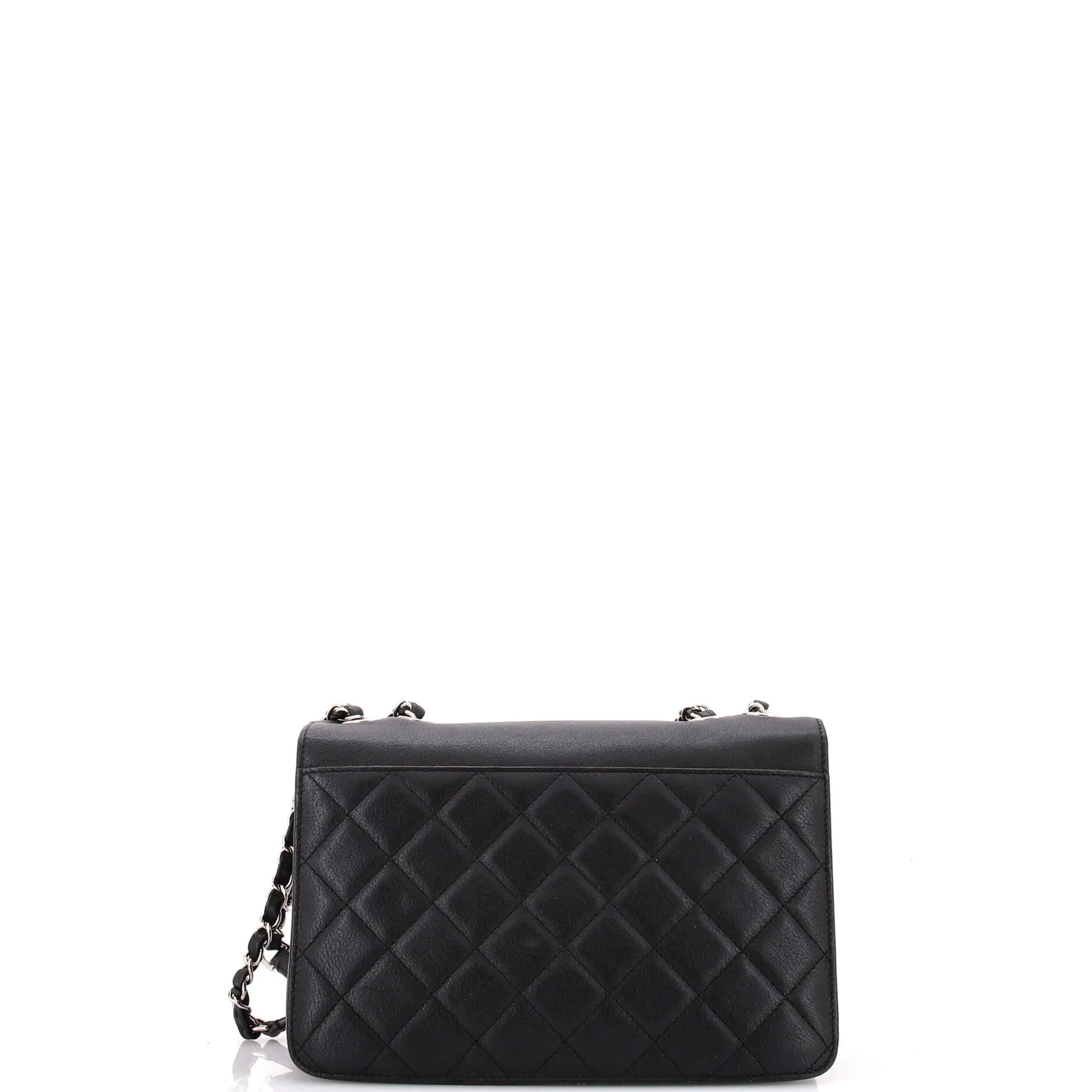 Chanel Cc Box Flap Bag Quilted Calfskin