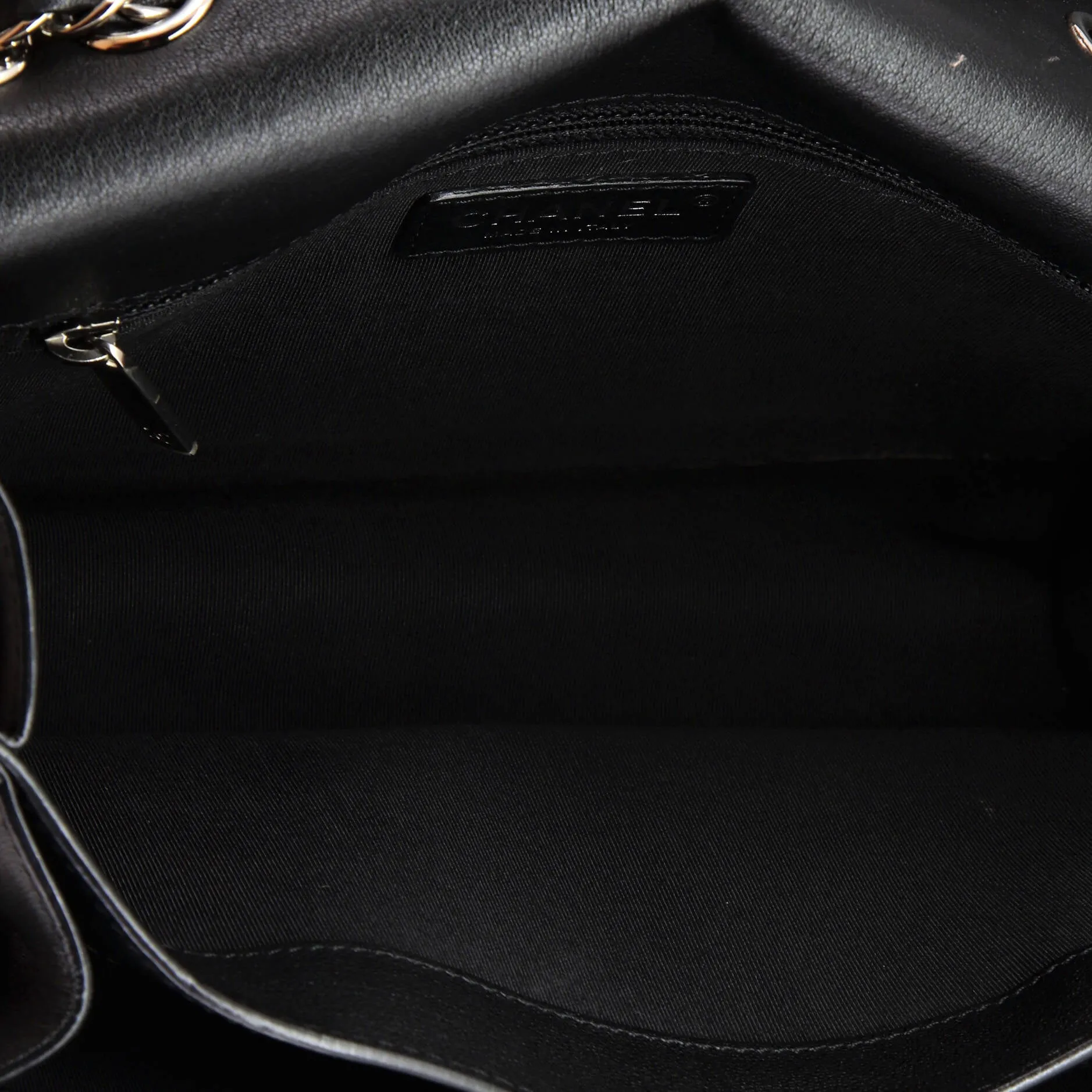 Chanel Cc Box Flap Bag Quilted Calfskin