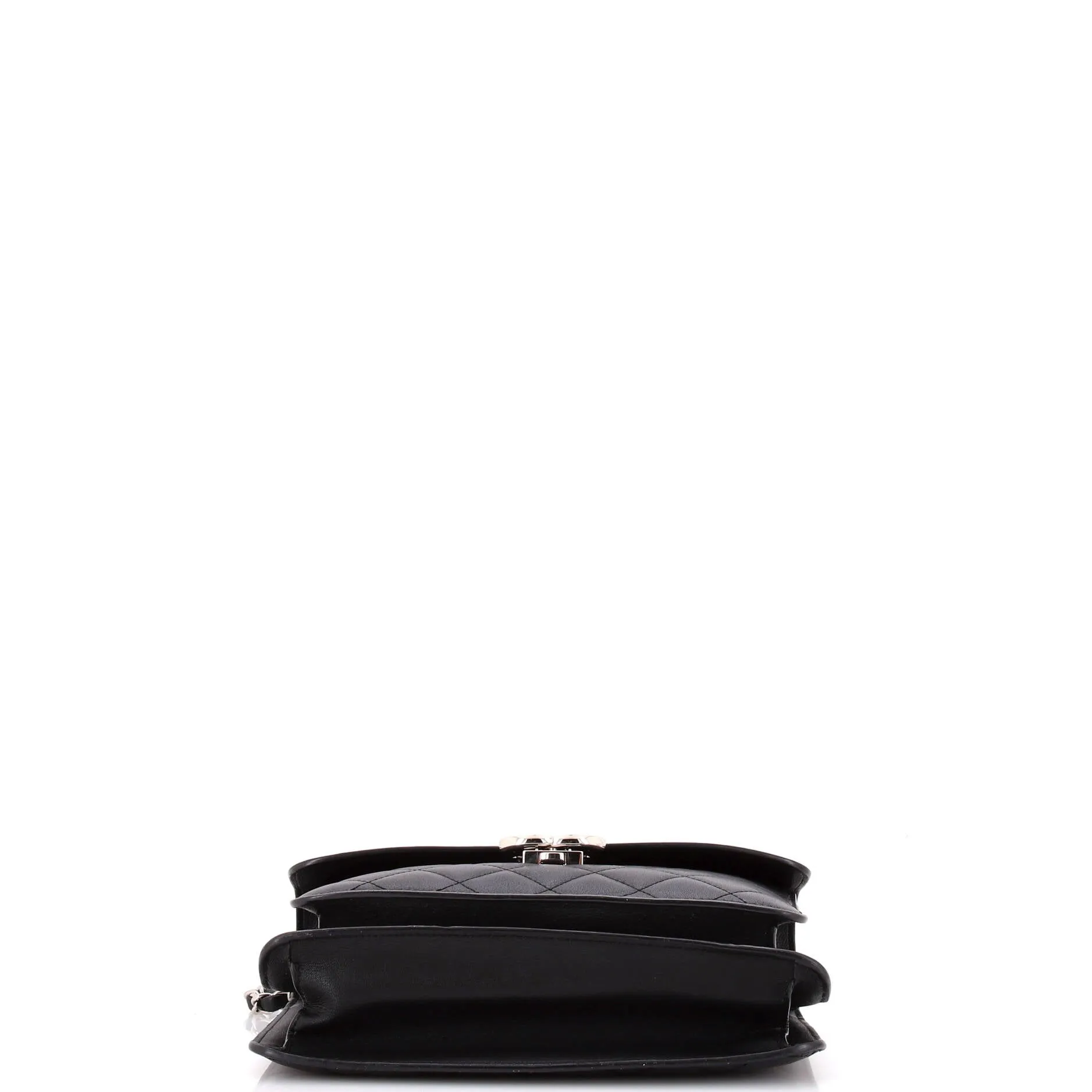 Chanel Cc Box Flap Bag Quilted Calfskin