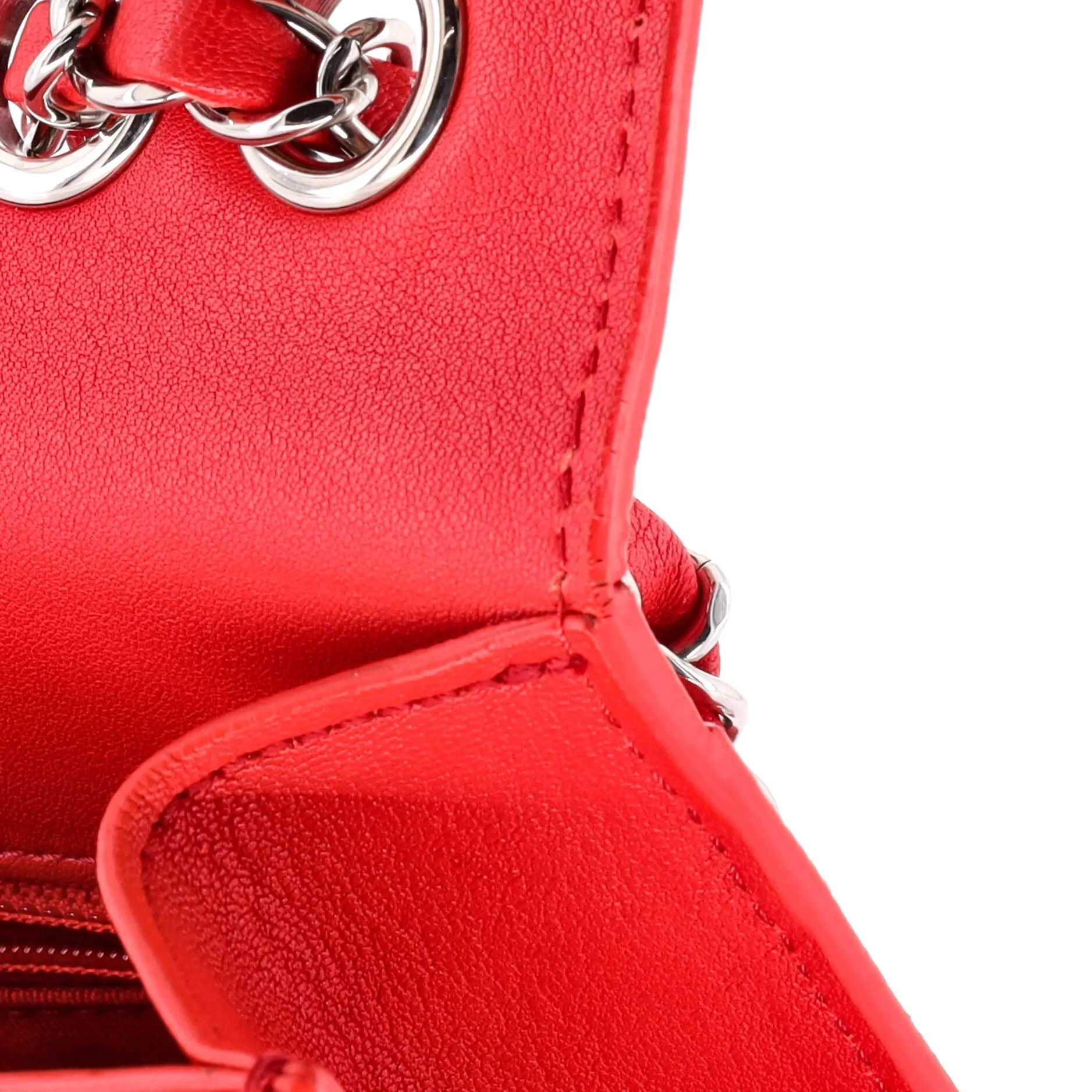 Chanel Cc Box Flap Bag Quilted Calfskin