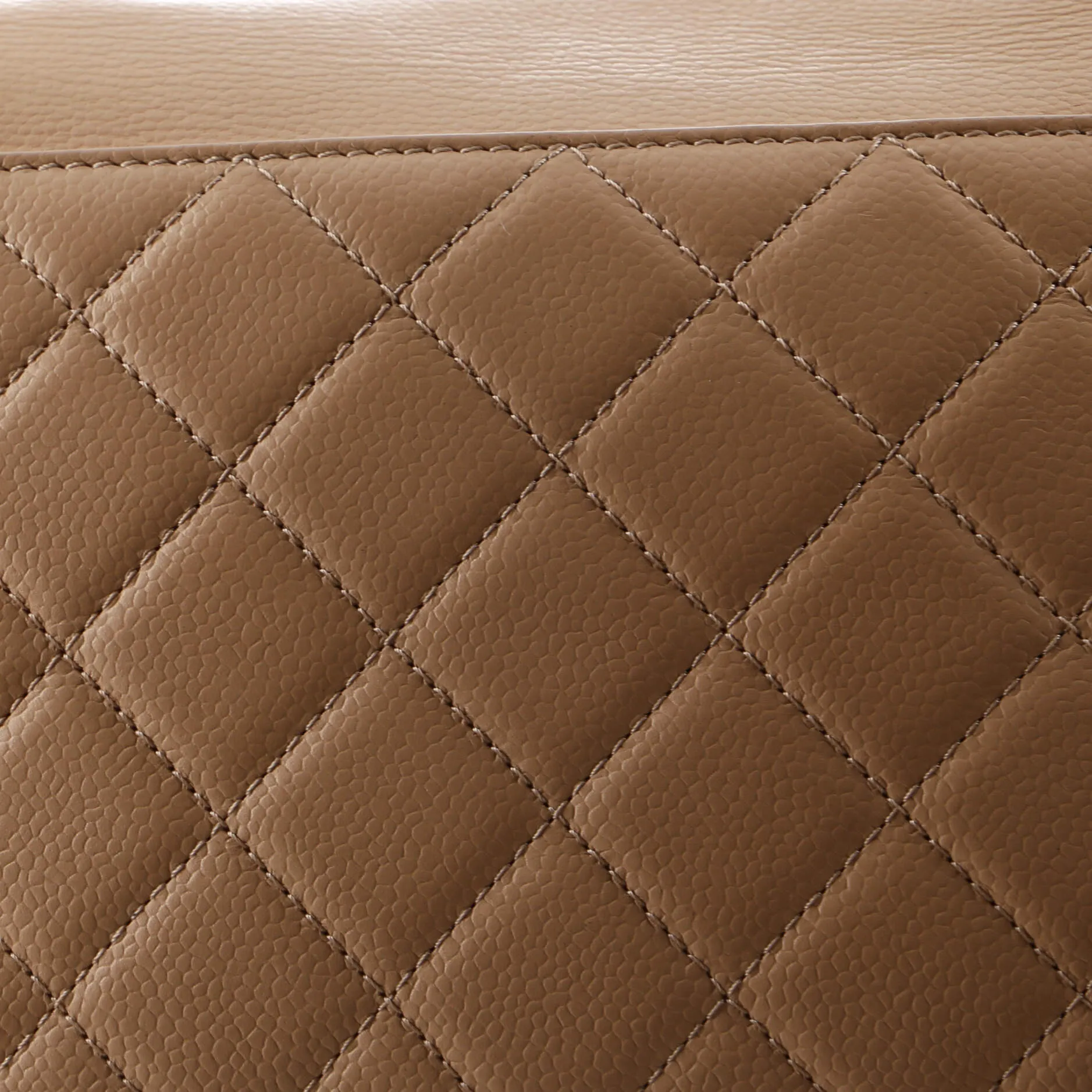 Chanel Cc Box Flap Bag Quilted Calfskin