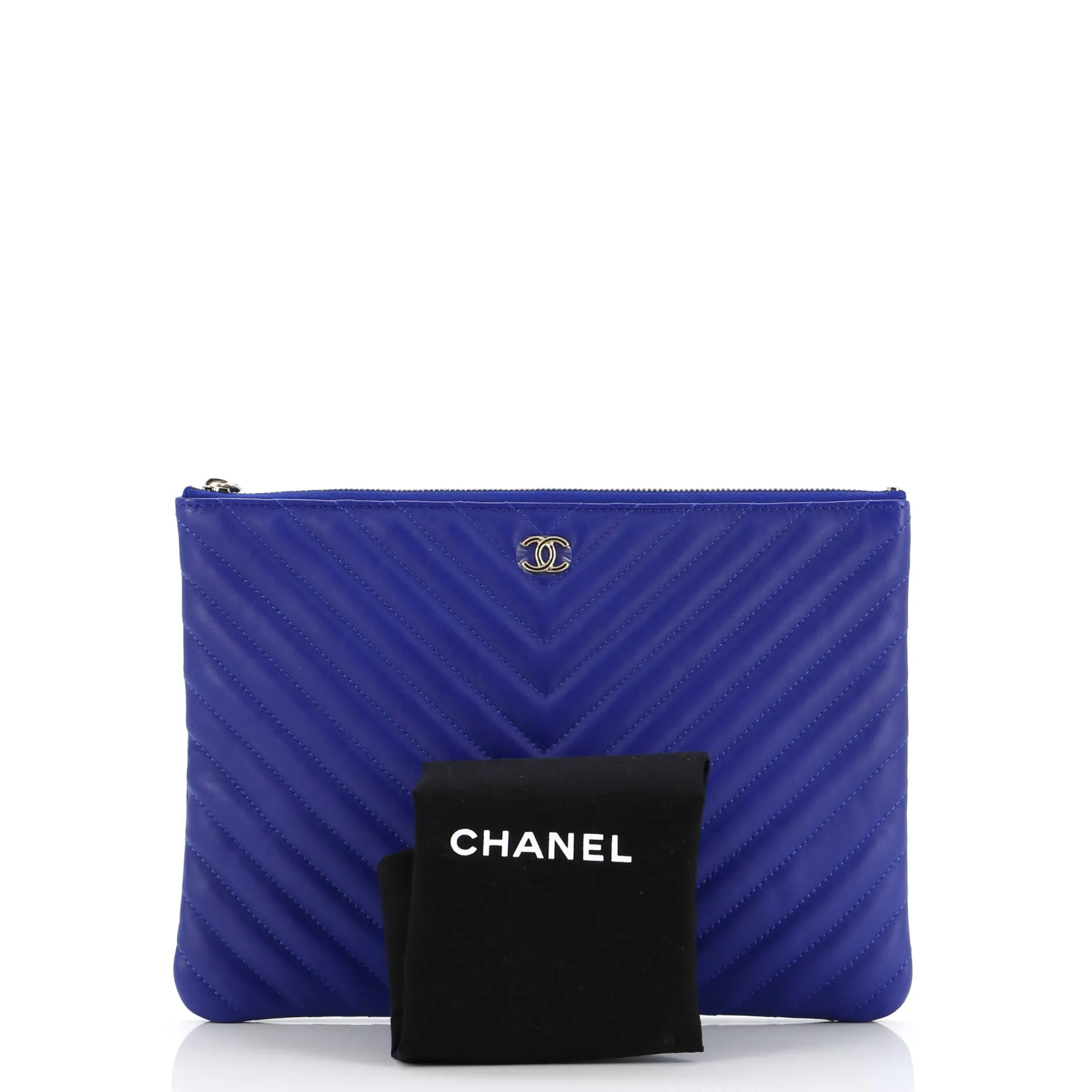 Chanel Charm O Case Pouch Chevron