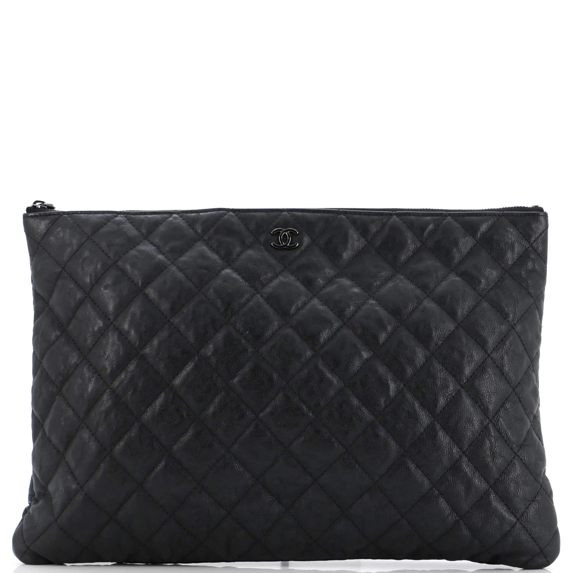 Chanel Charm O Case Pouch Chevron