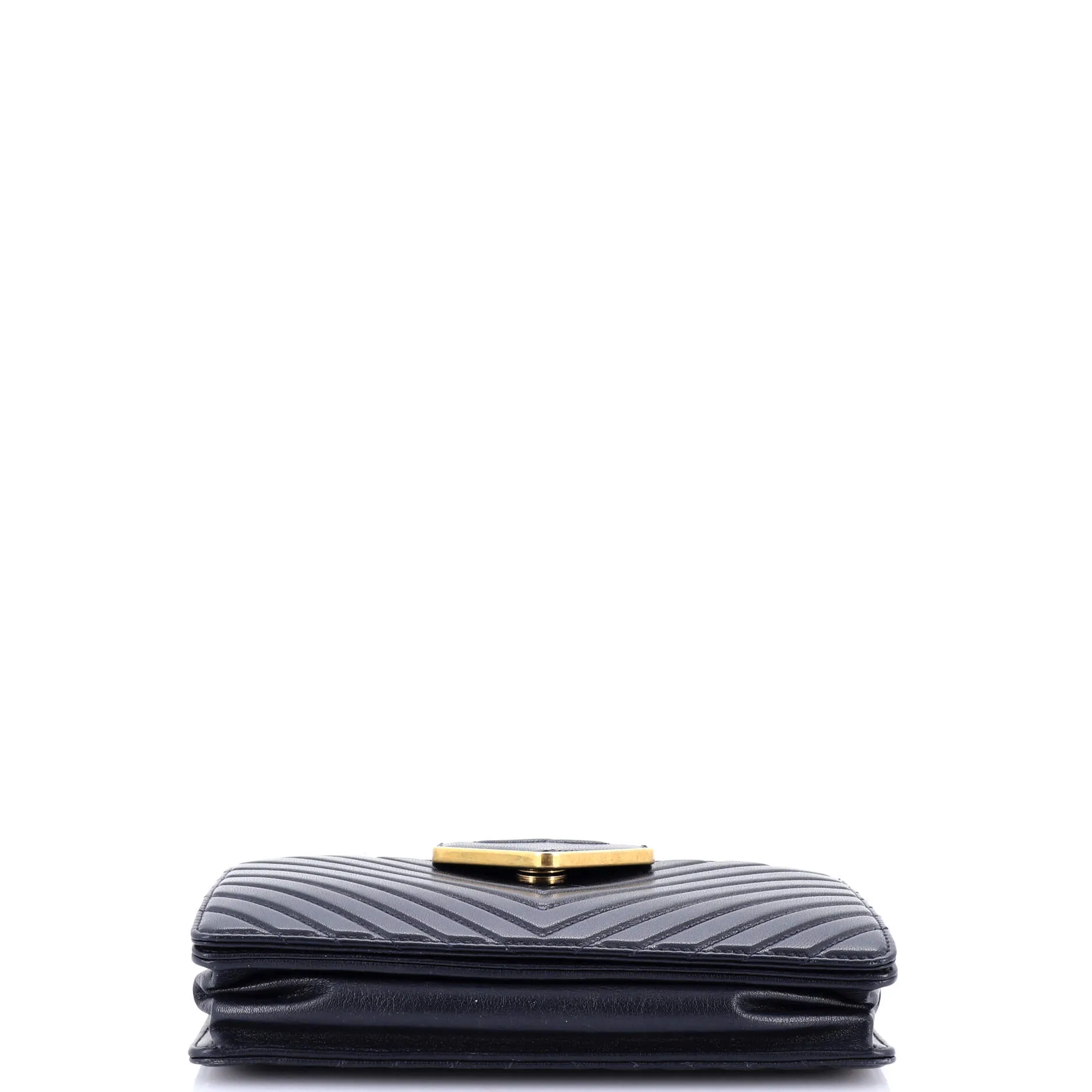 Chanel Collar And Tie Flap Bag Chevron