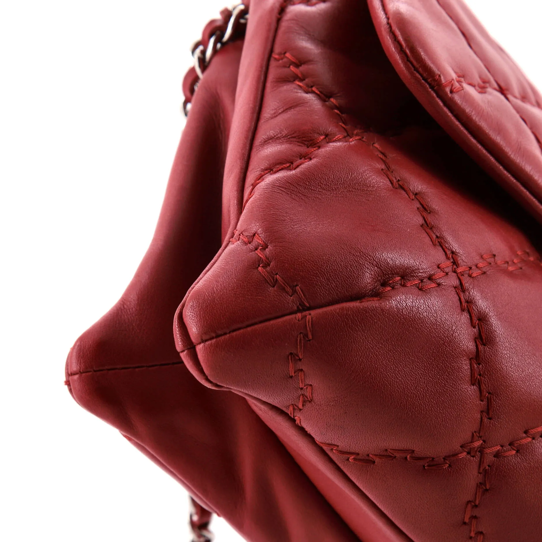 Chanel Double Stitch Hamptons Flap Bag