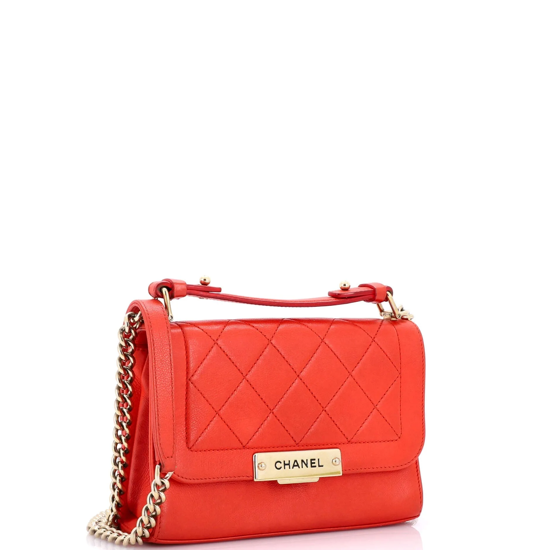 Chanel Label Click Flap Bag Quilted