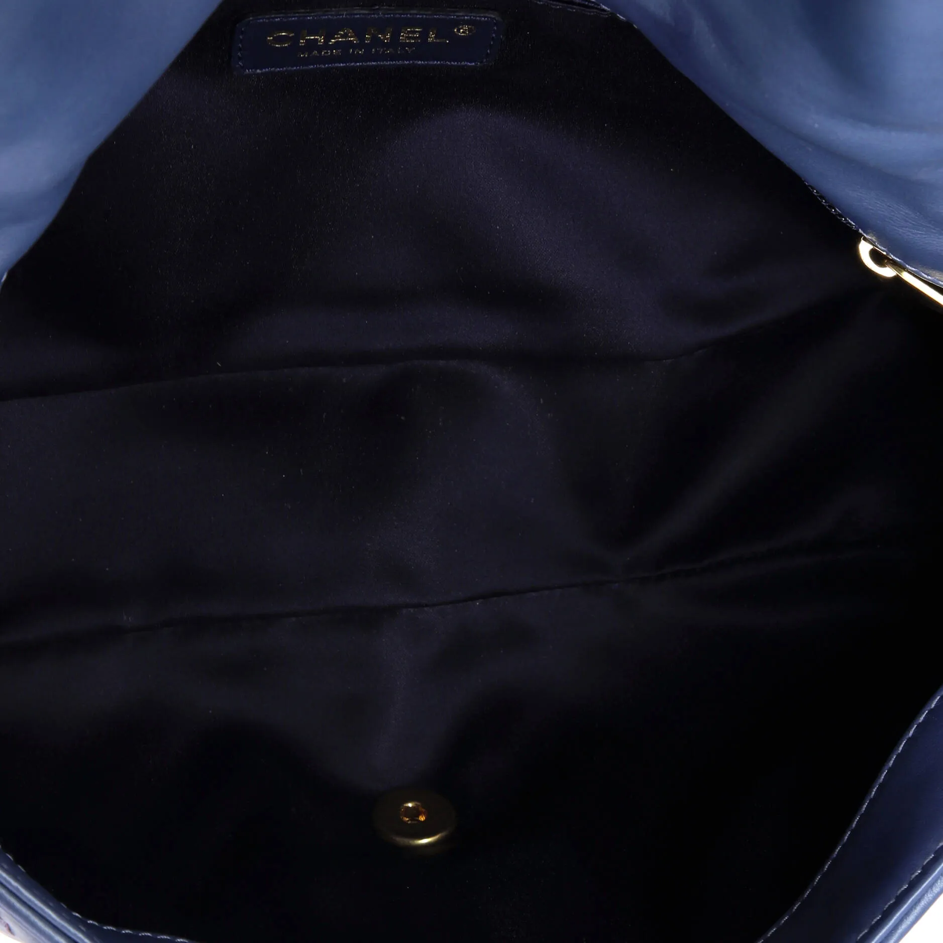 Chanel Medallion Charm Flap Bag Chevron