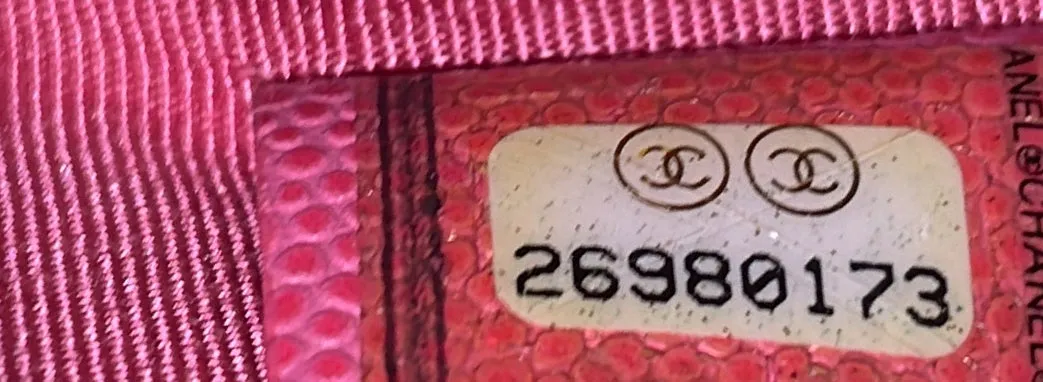 Chanel O Case Clutch Quilted Caviar