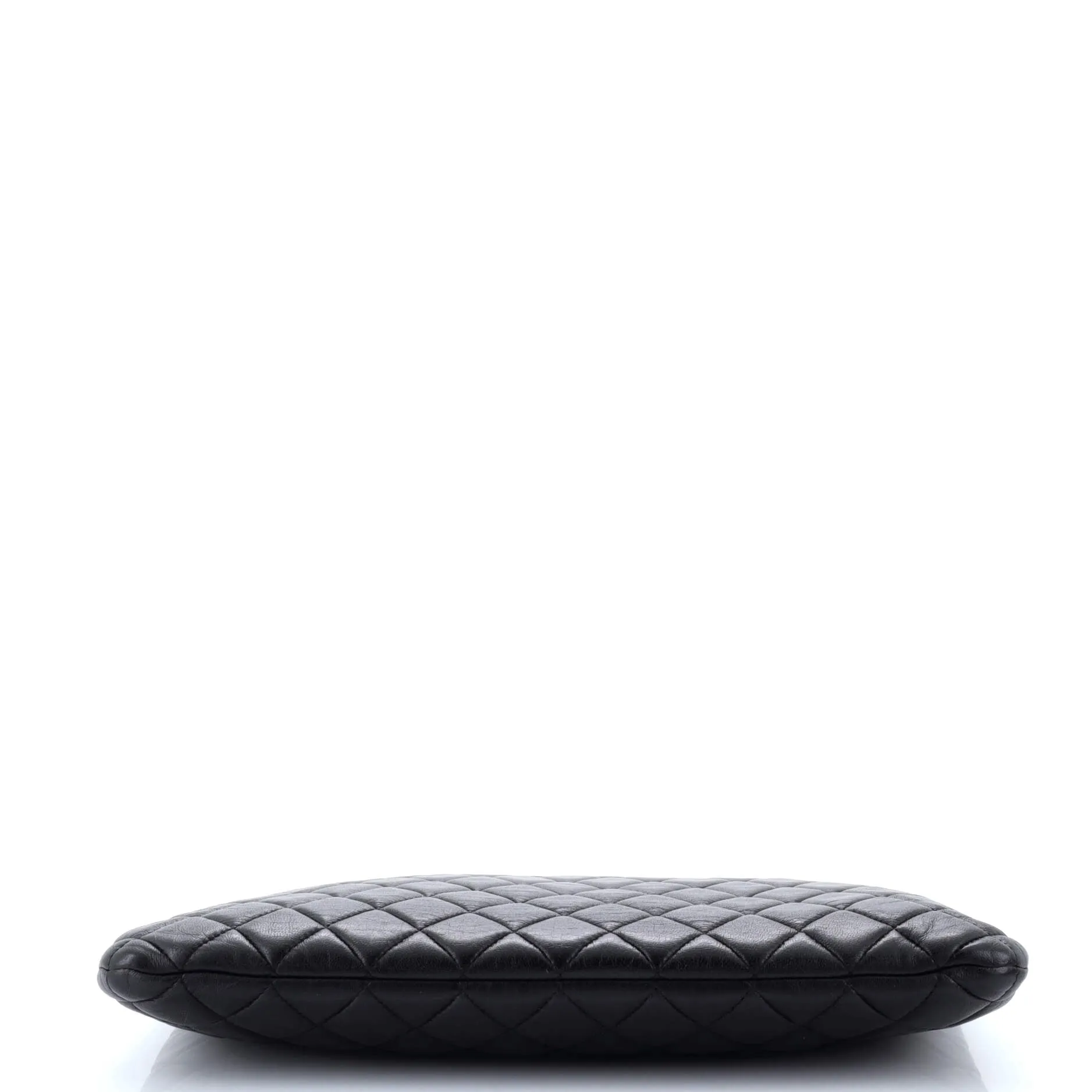 Chanel O Case Clutch Quilted Lambskin