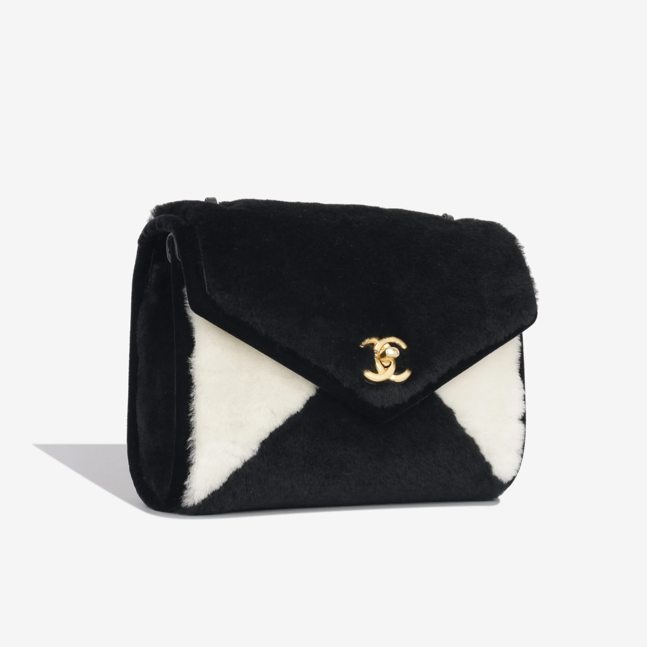 Chanel Small Envelope Flap Bag - Shearling