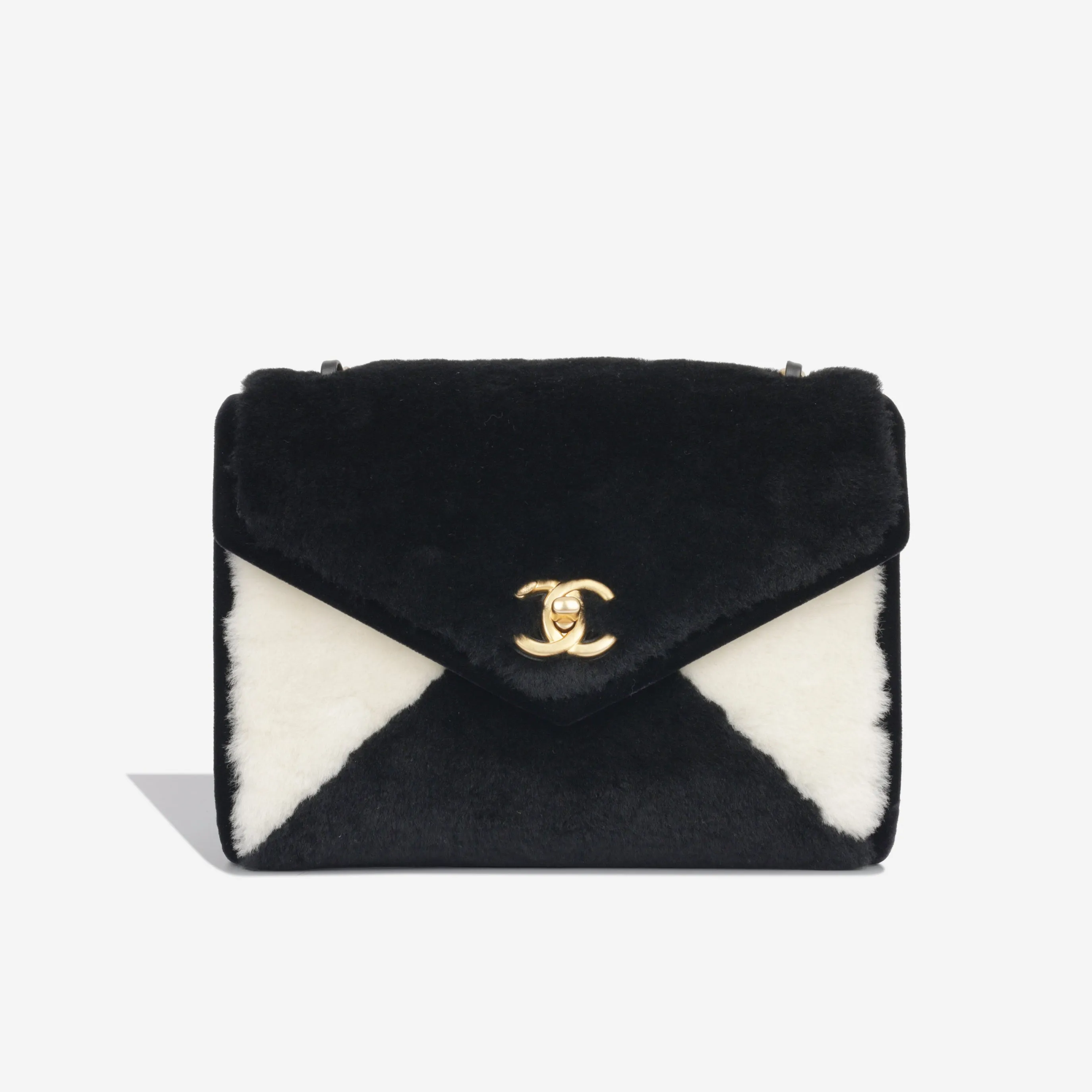Chanel Small Envelope Flap Bag - Shearling