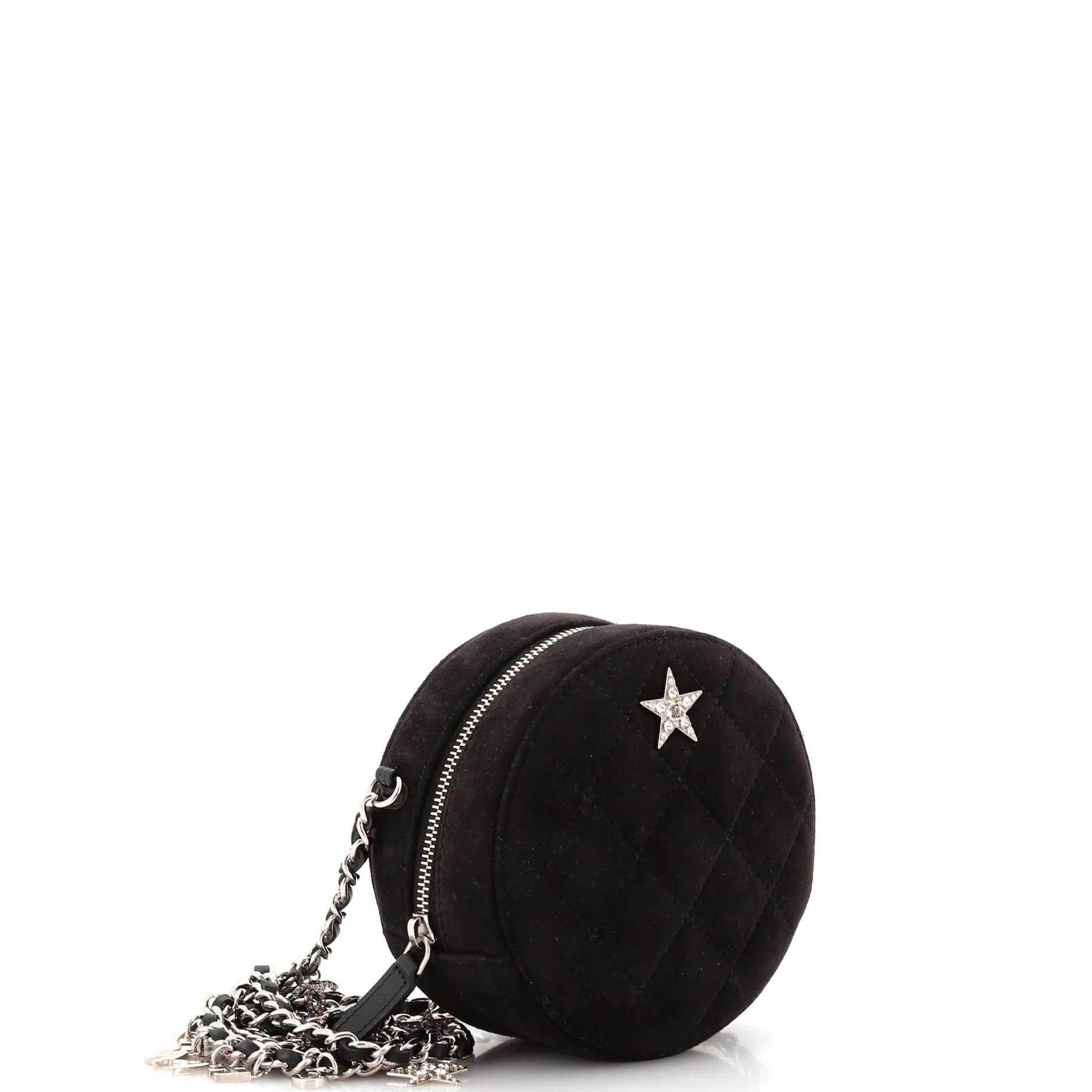 Chanel Star Round Clutch With Chain
