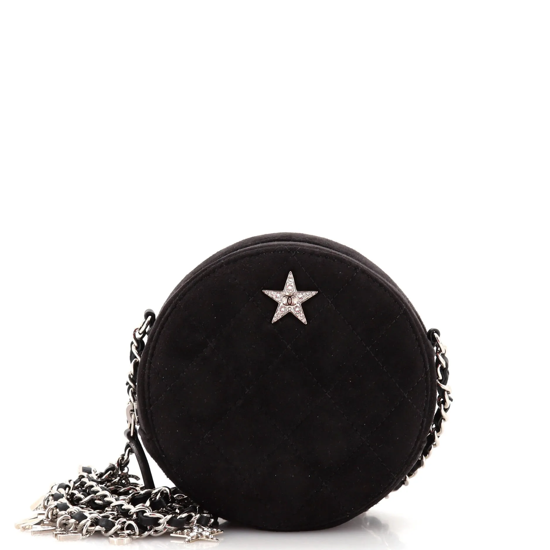 Chanel Star Round Clutch With Chain