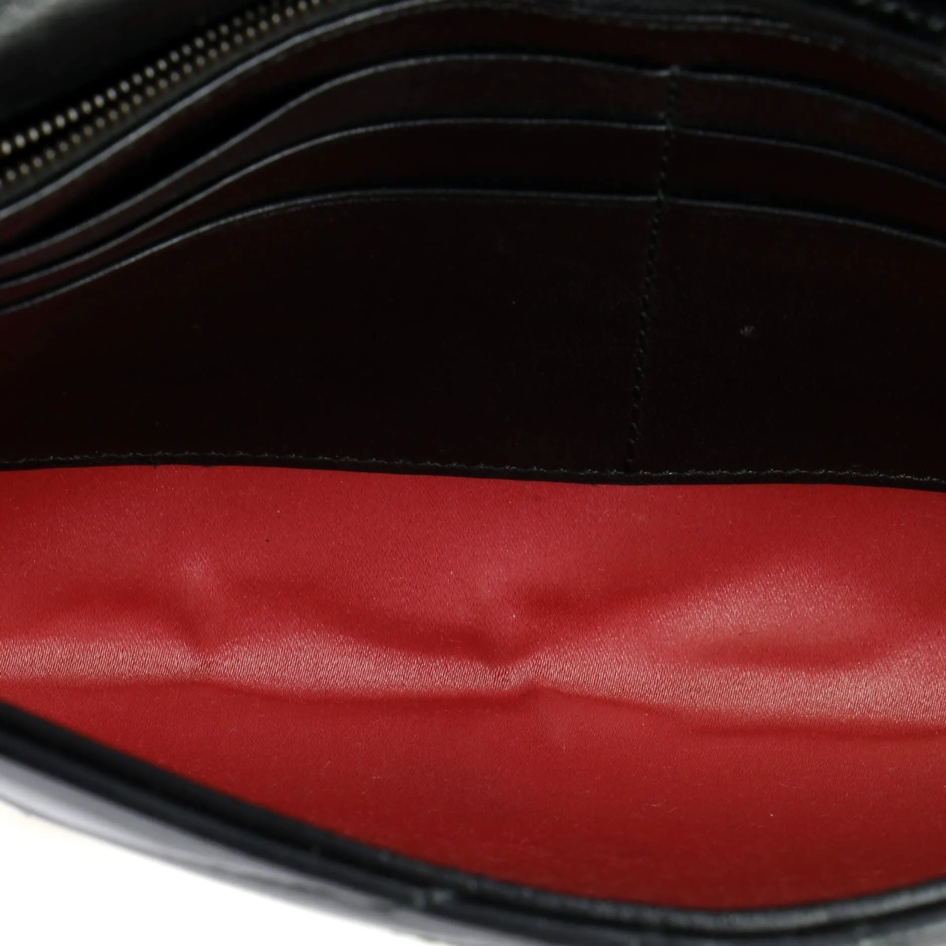 Gucci Gg Marmont Chain Wallet Matelasse