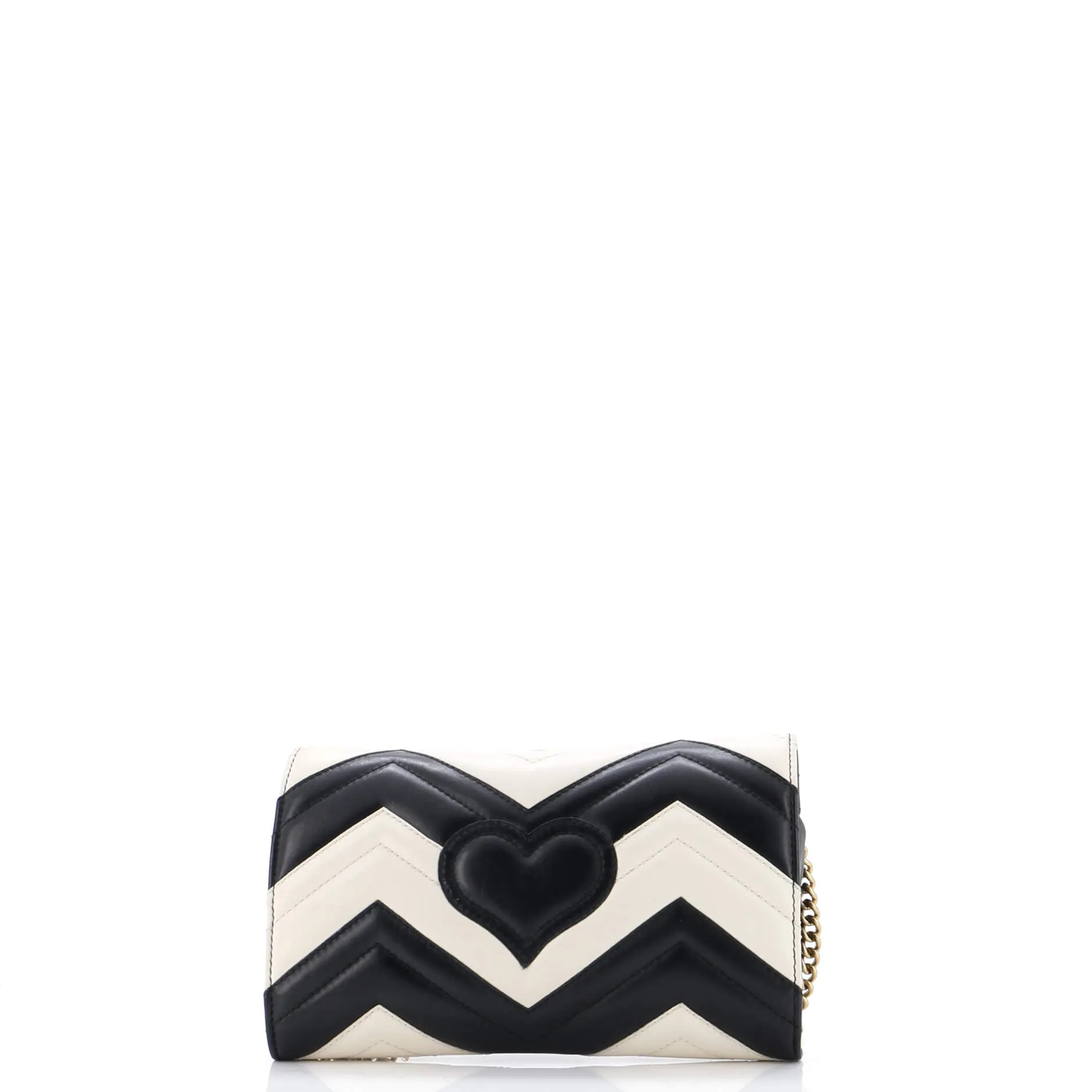 Gucci Gg Marmont Chain Wallet Matelasse
