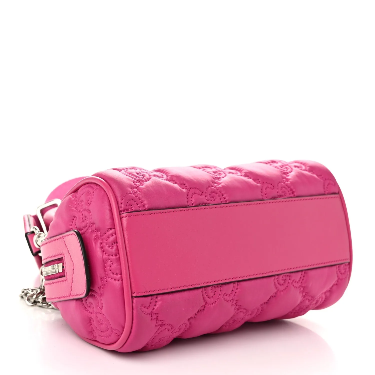 Gucci Nylon Calfskin Enamel Gg Matelasse
