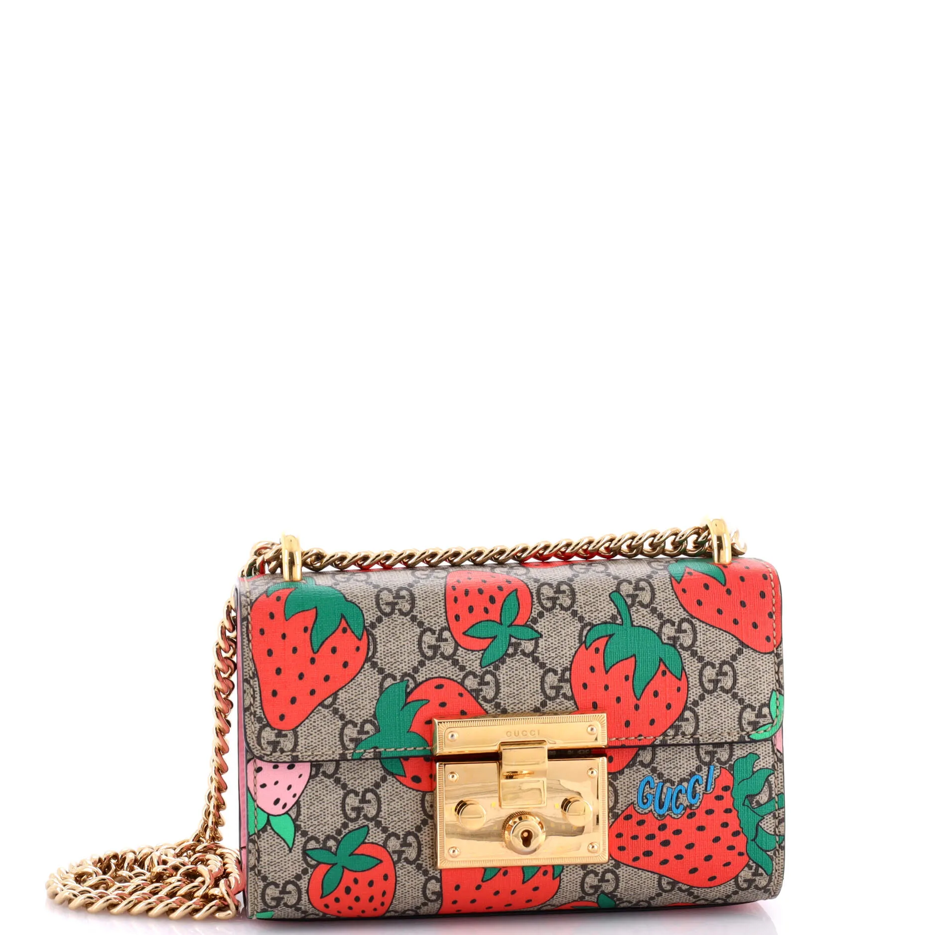 Gucci Padlock Shoulder Bag Printed Gg