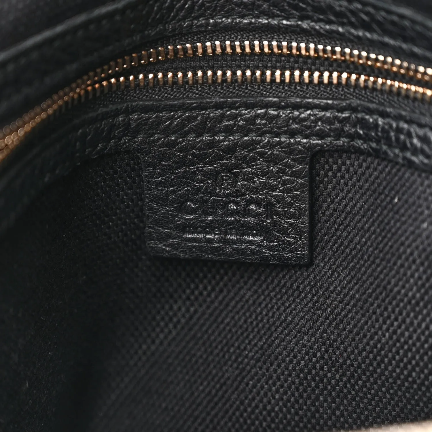 Gucci Snakeskin Small Soho Bowler Black