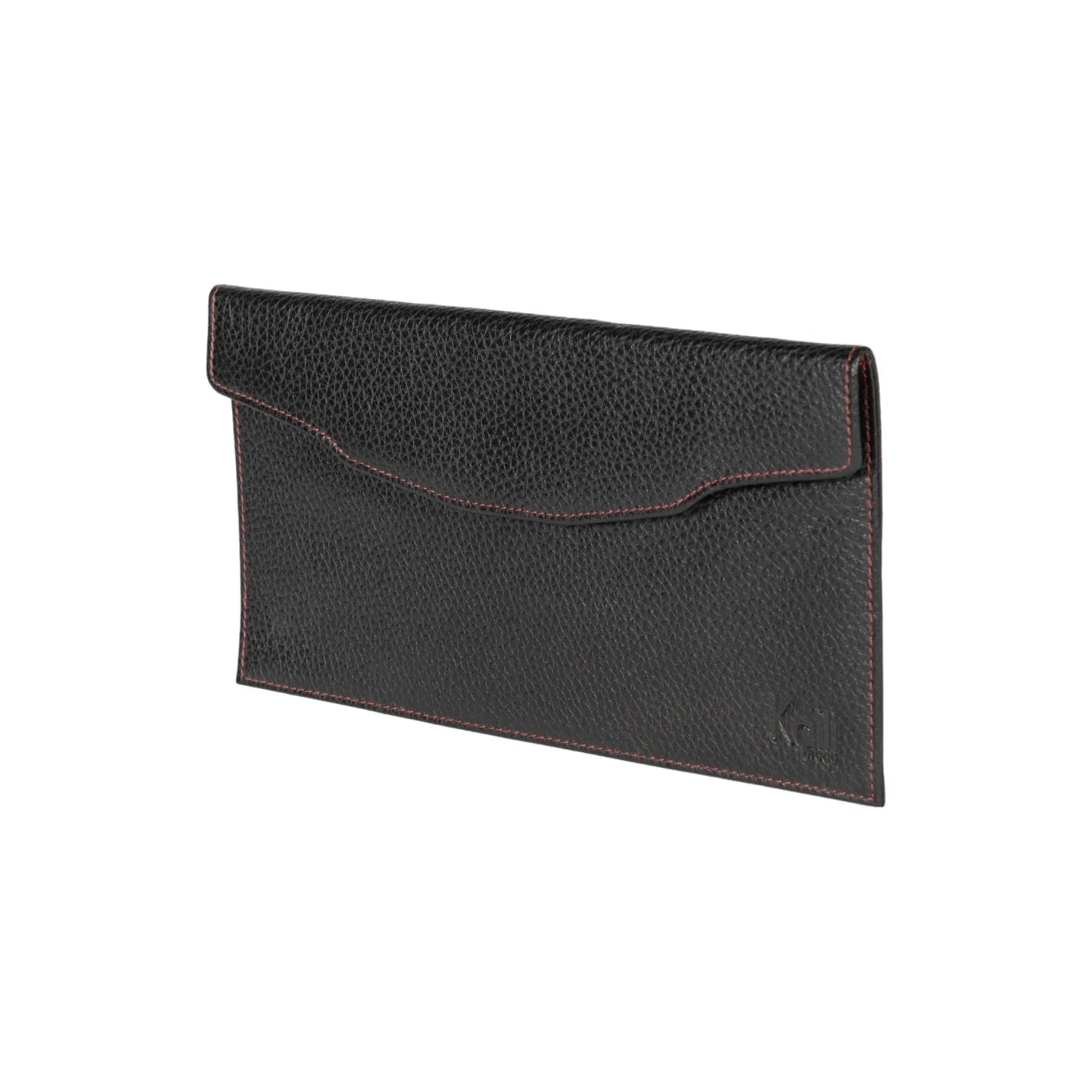 Kaili Leather Document envelope Black