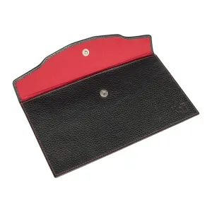 Kaili Leather Document envelope Black