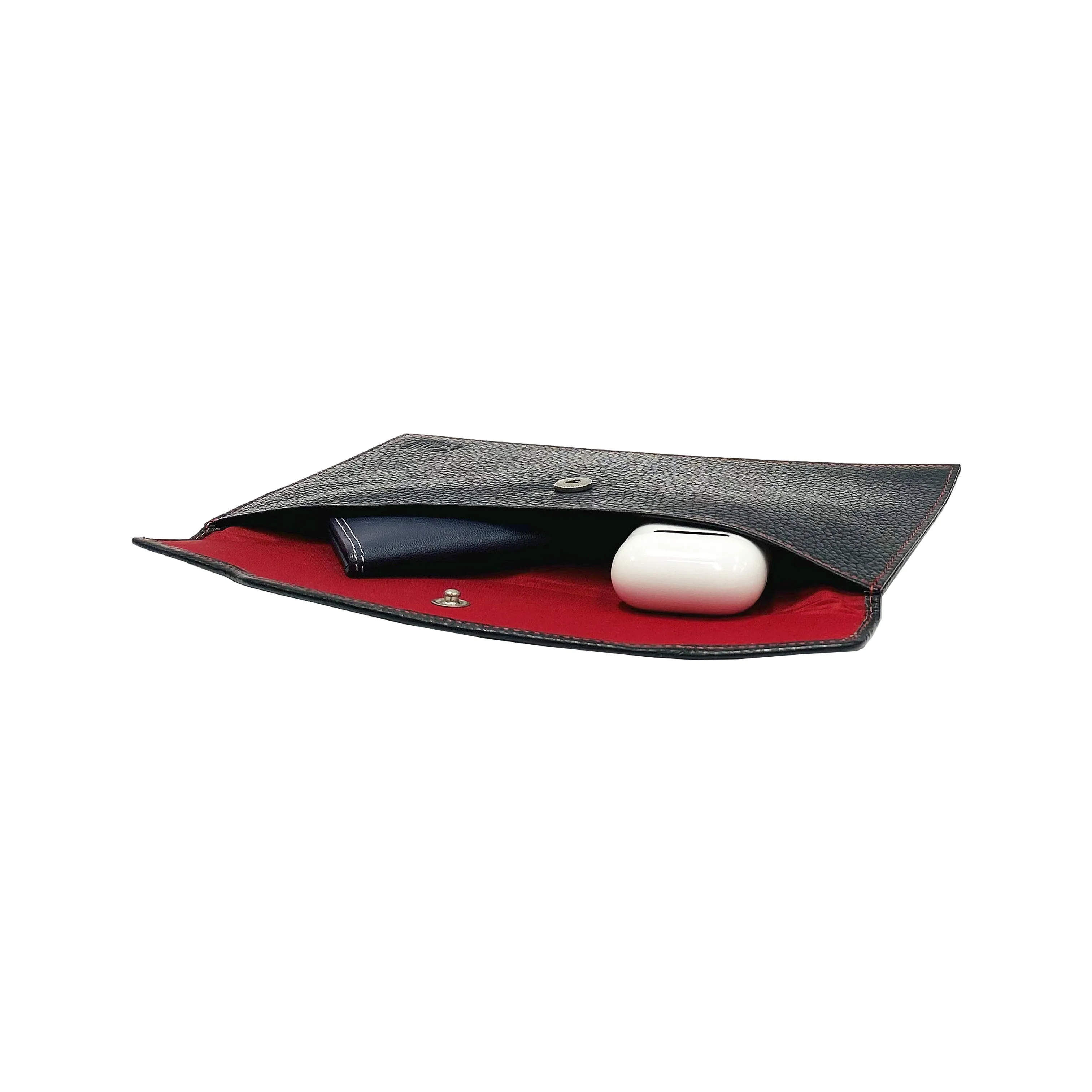 Kaili Leather Document envelope Black