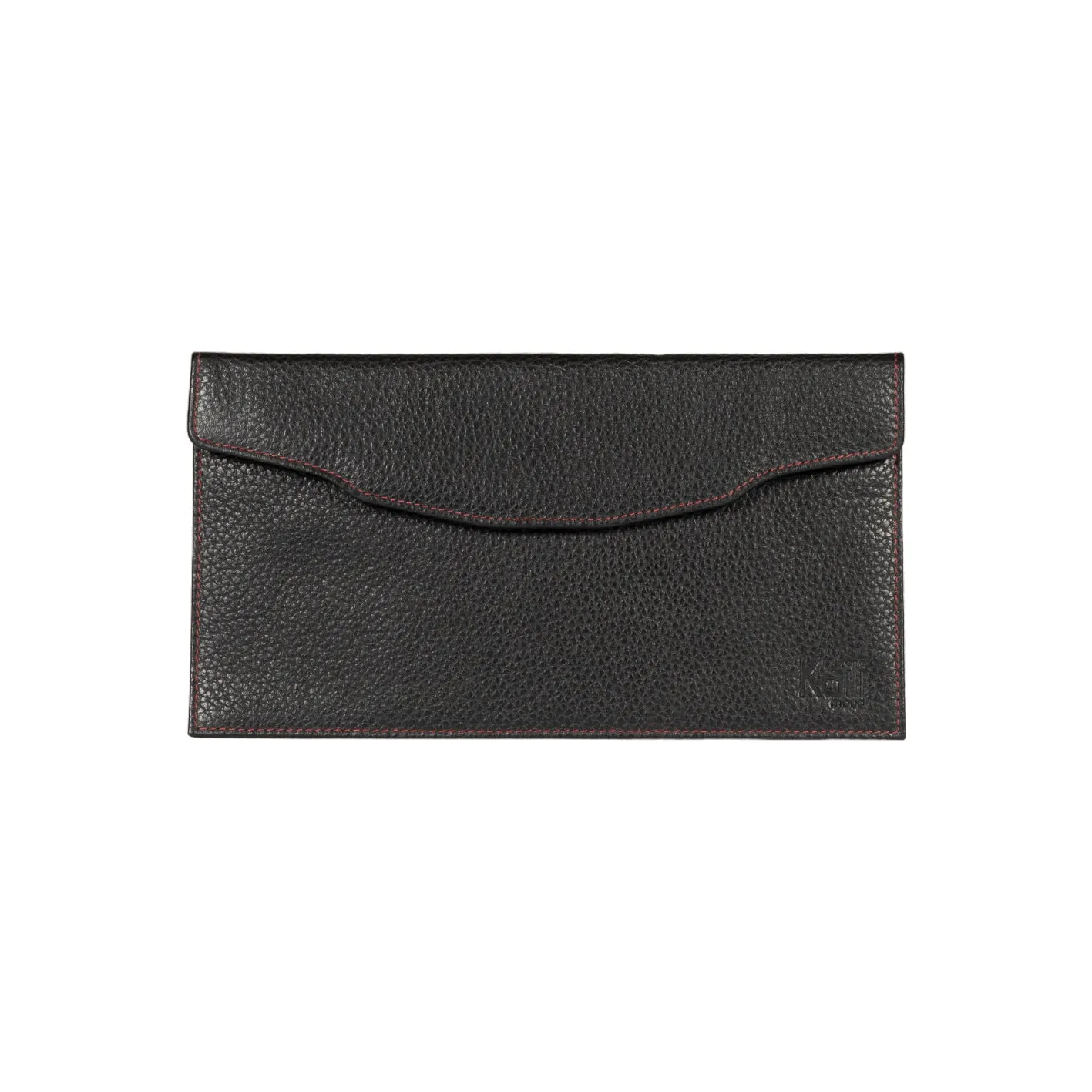 Kaili Leather Document envelope Black