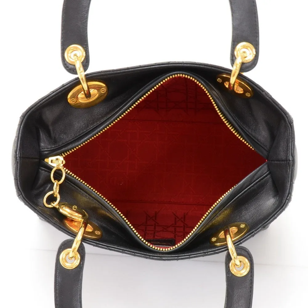 Lady Dior Cannage Quilt Leather Medium Bag