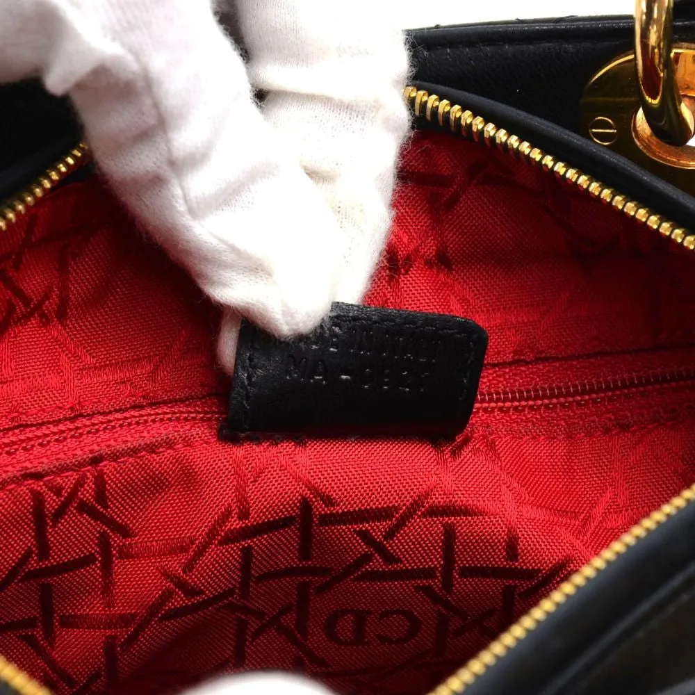 Lady Dior Cannage Quilt Leather Medium Bag